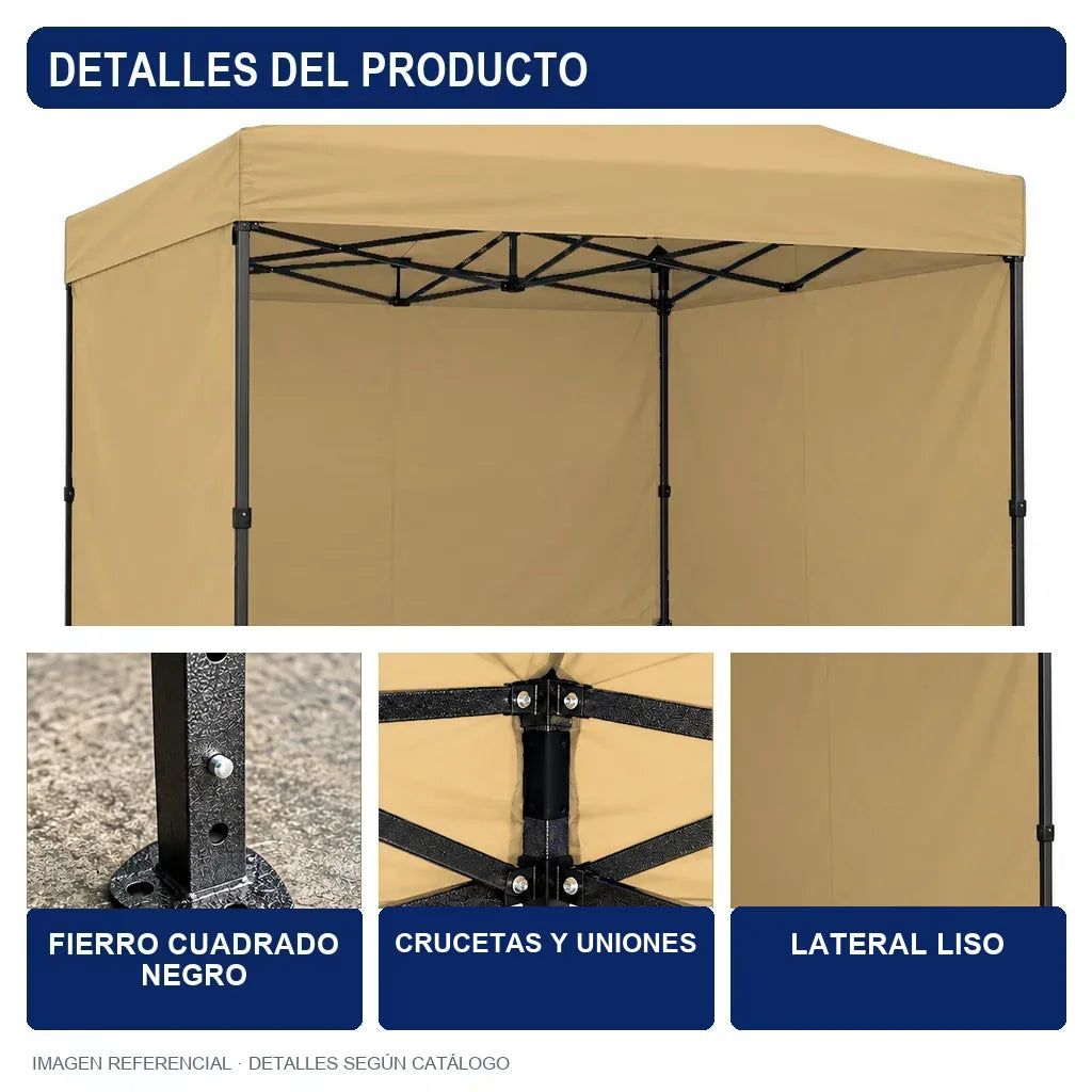 beige lateral liso, detalles