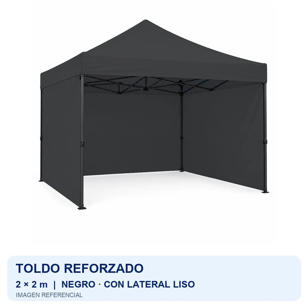 negro lateral liso, fondo blanco