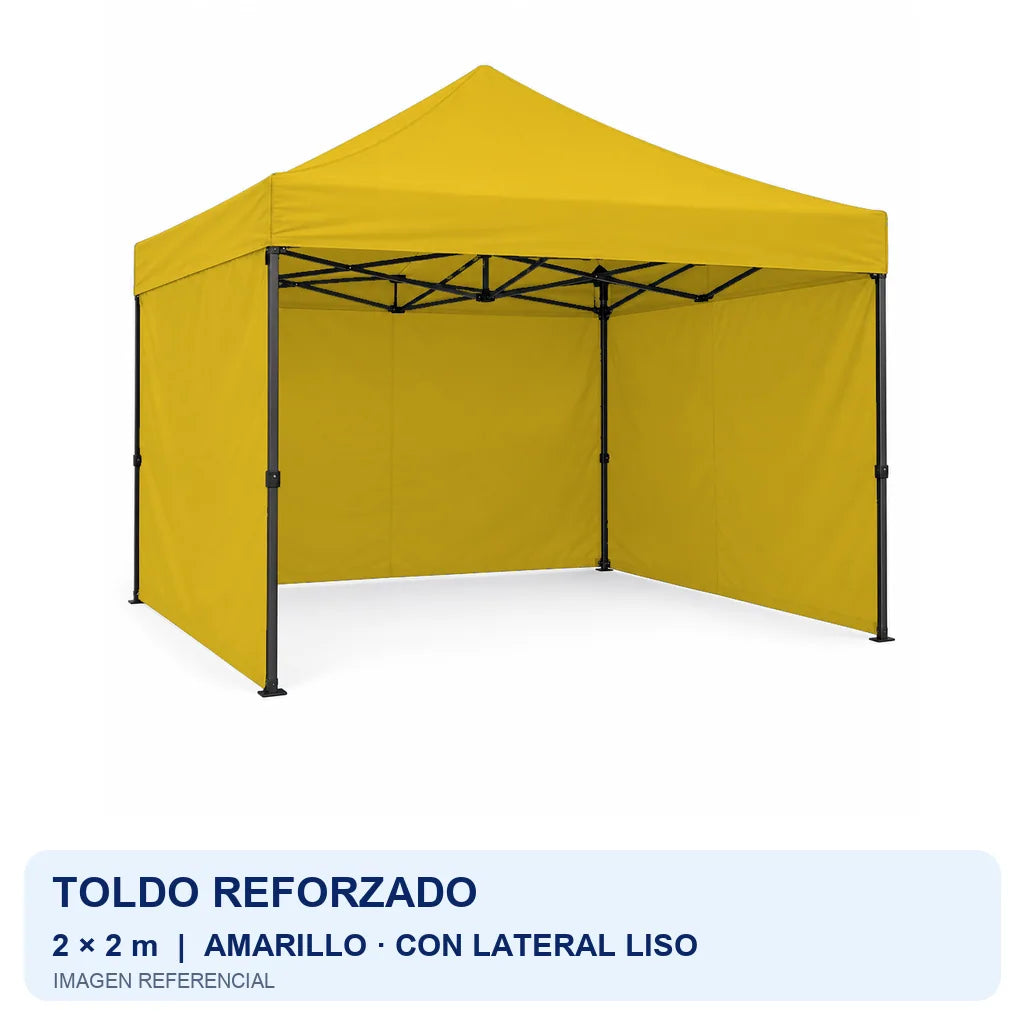amarillo lateral liso, fondo blanco
