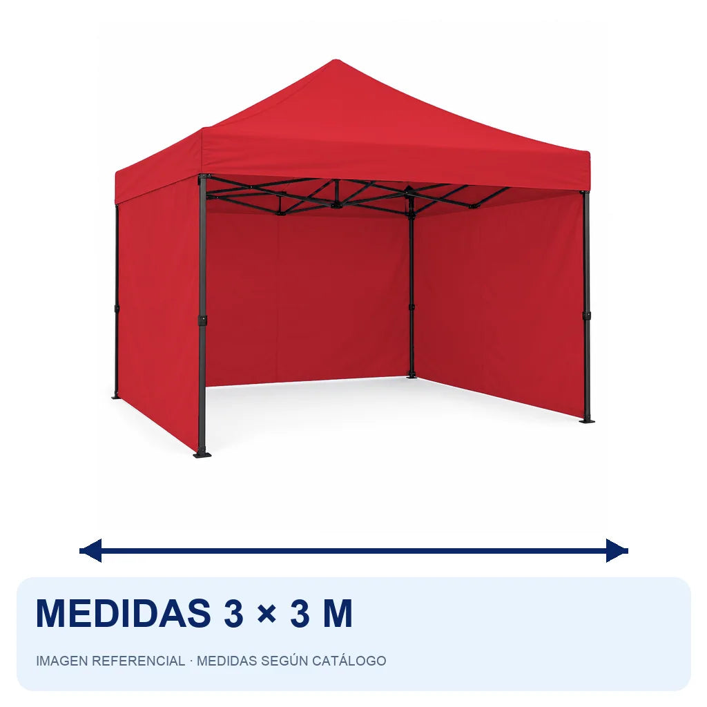 rojo lateral liso, medidas