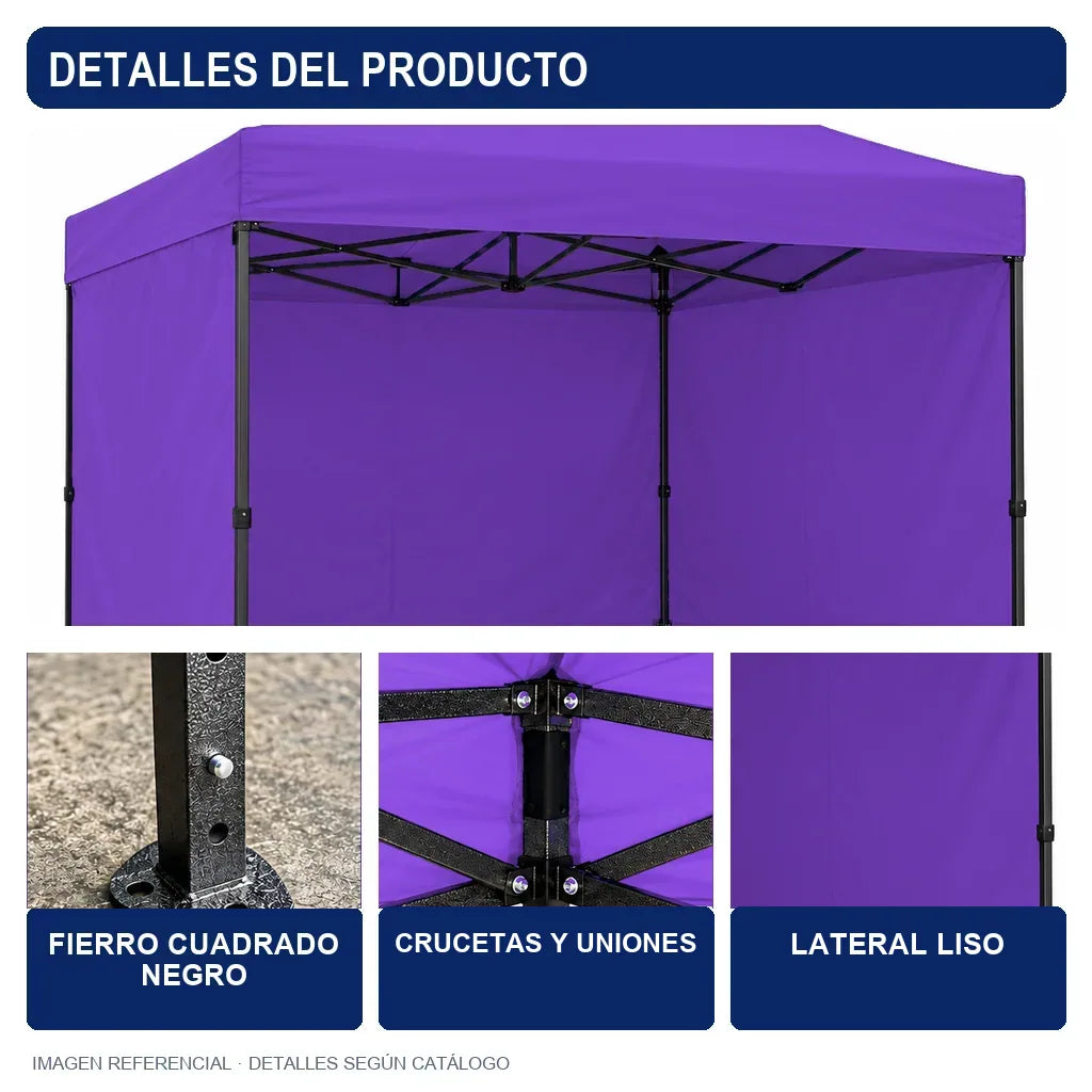 morado lateral liso, detalles