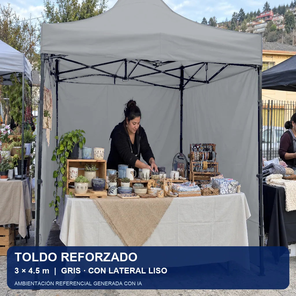 gris lateral liso, uso en evento