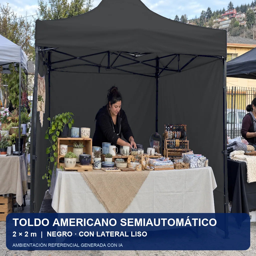 negro lateral liso, uso en evento