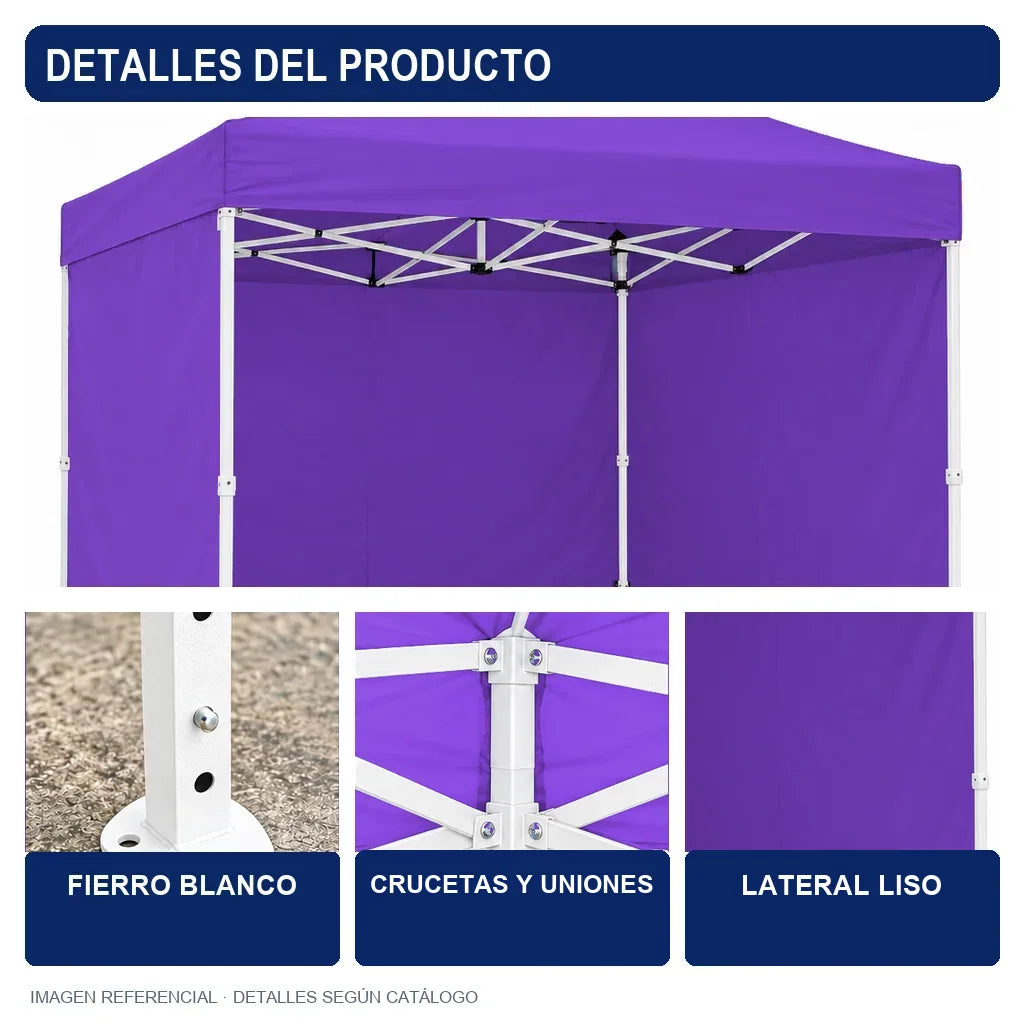 morado lateral liso, detalles