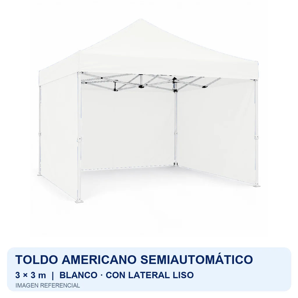 blanco lateral liso, fondo blanco