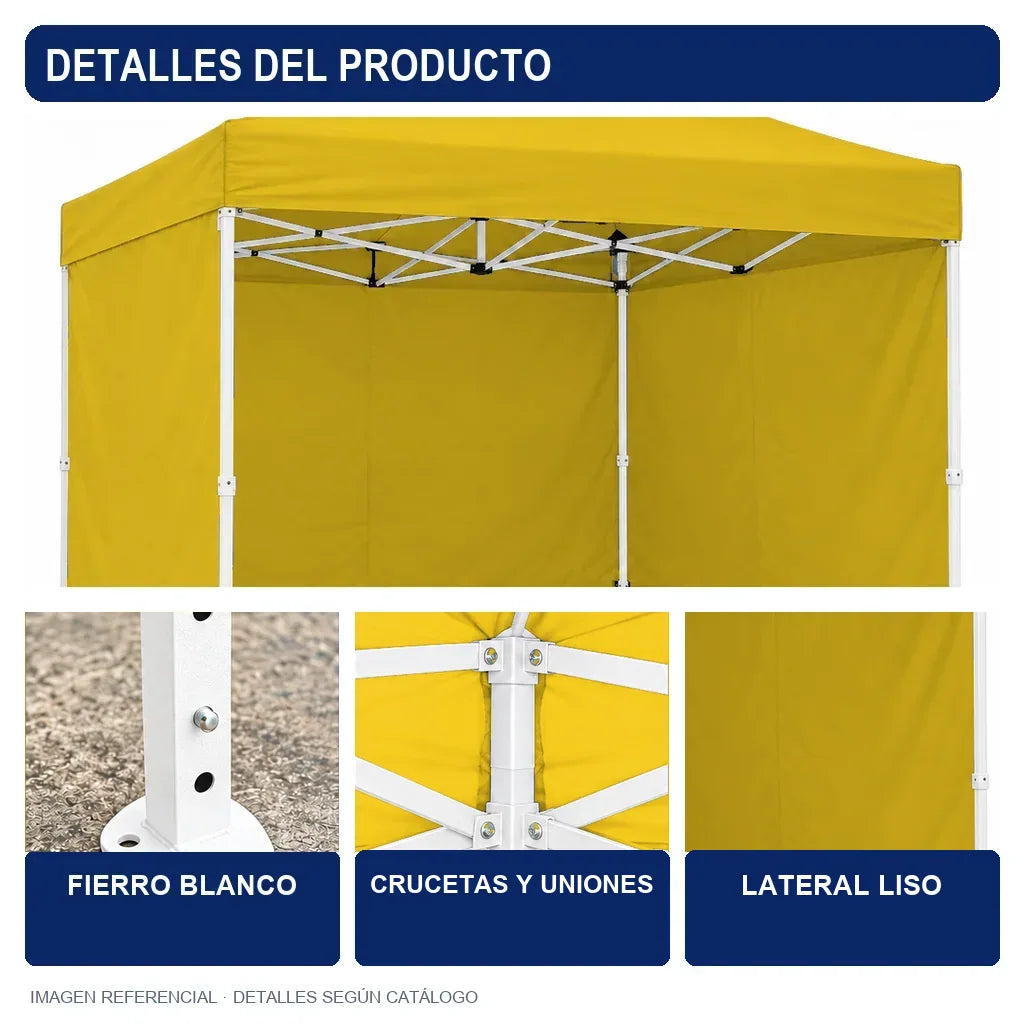 amarillo lateral liso, detalles