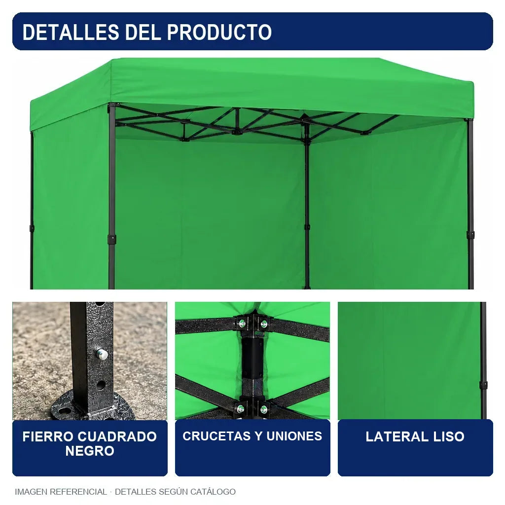 verde lateral liso, detalles