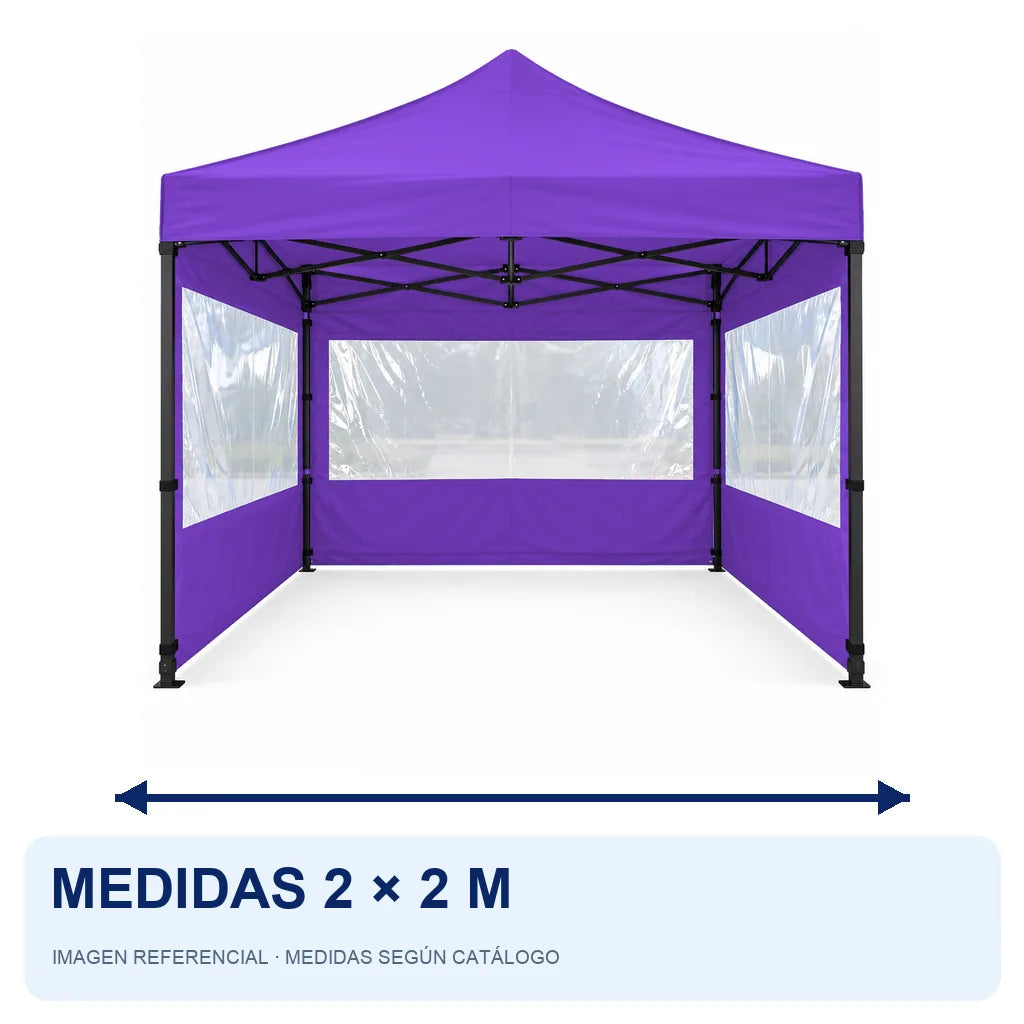 morado lateral transparente, medidas