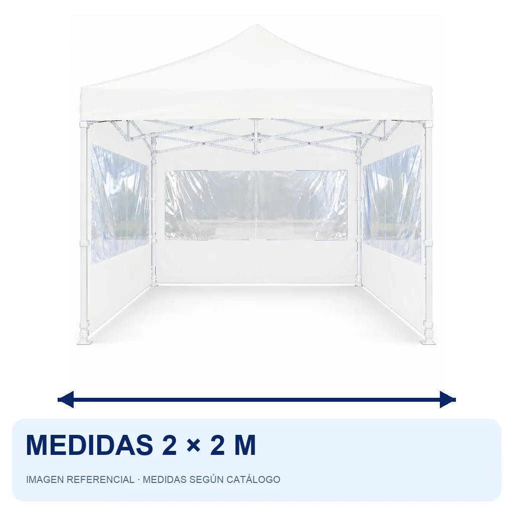 blanco lateral transparente, medidas