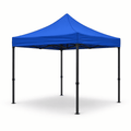 Toldo plegable reforzado 2x2 azul impermeable