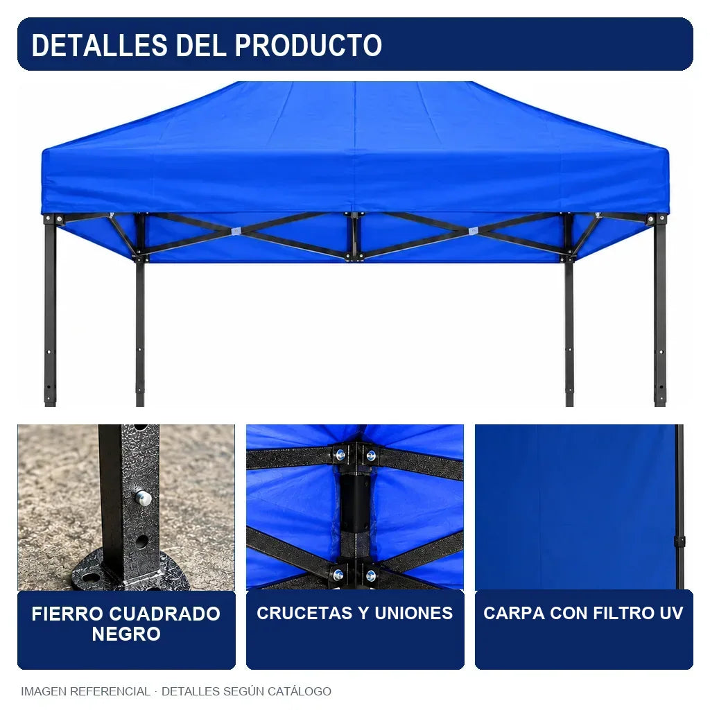 azul sin lateral, detalles