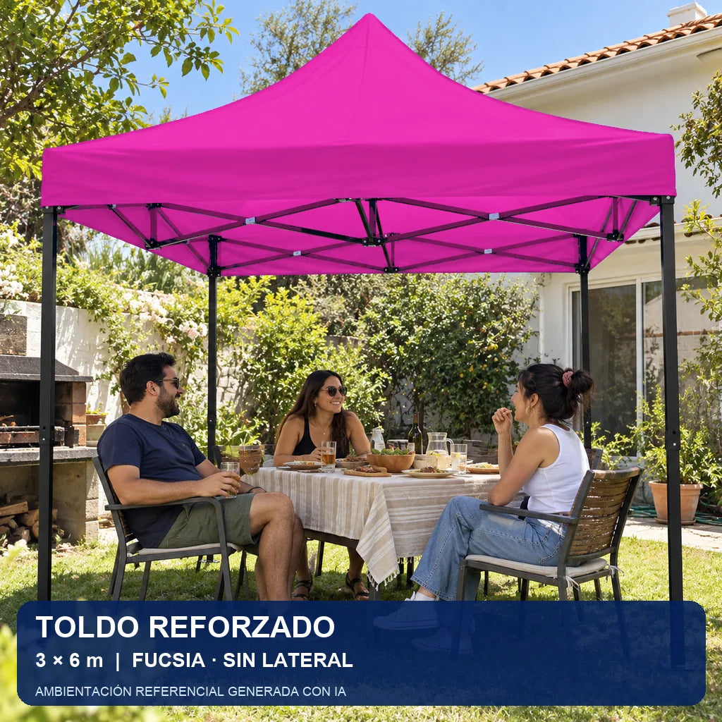 fucsia sin lateral, uso en evento