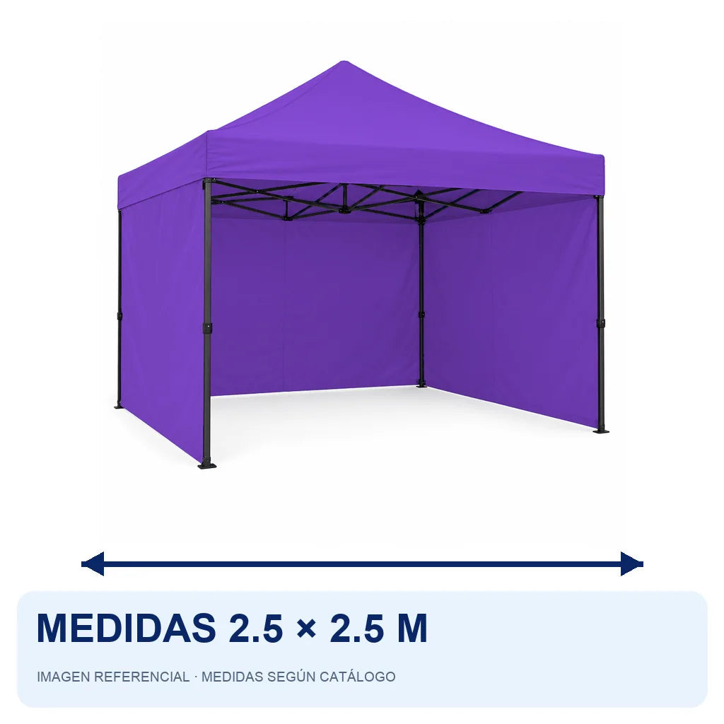morado lateral liso, medidas