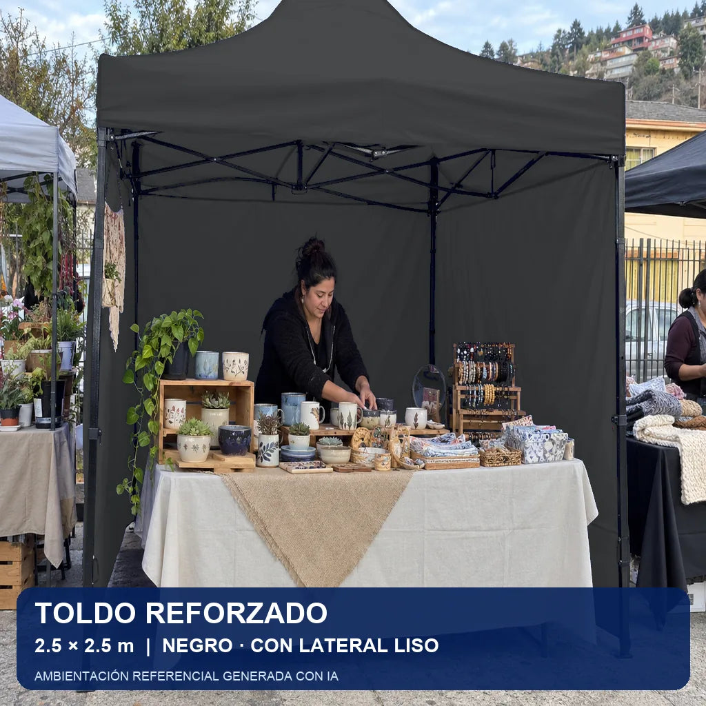 negro lateral liso, uso en evento