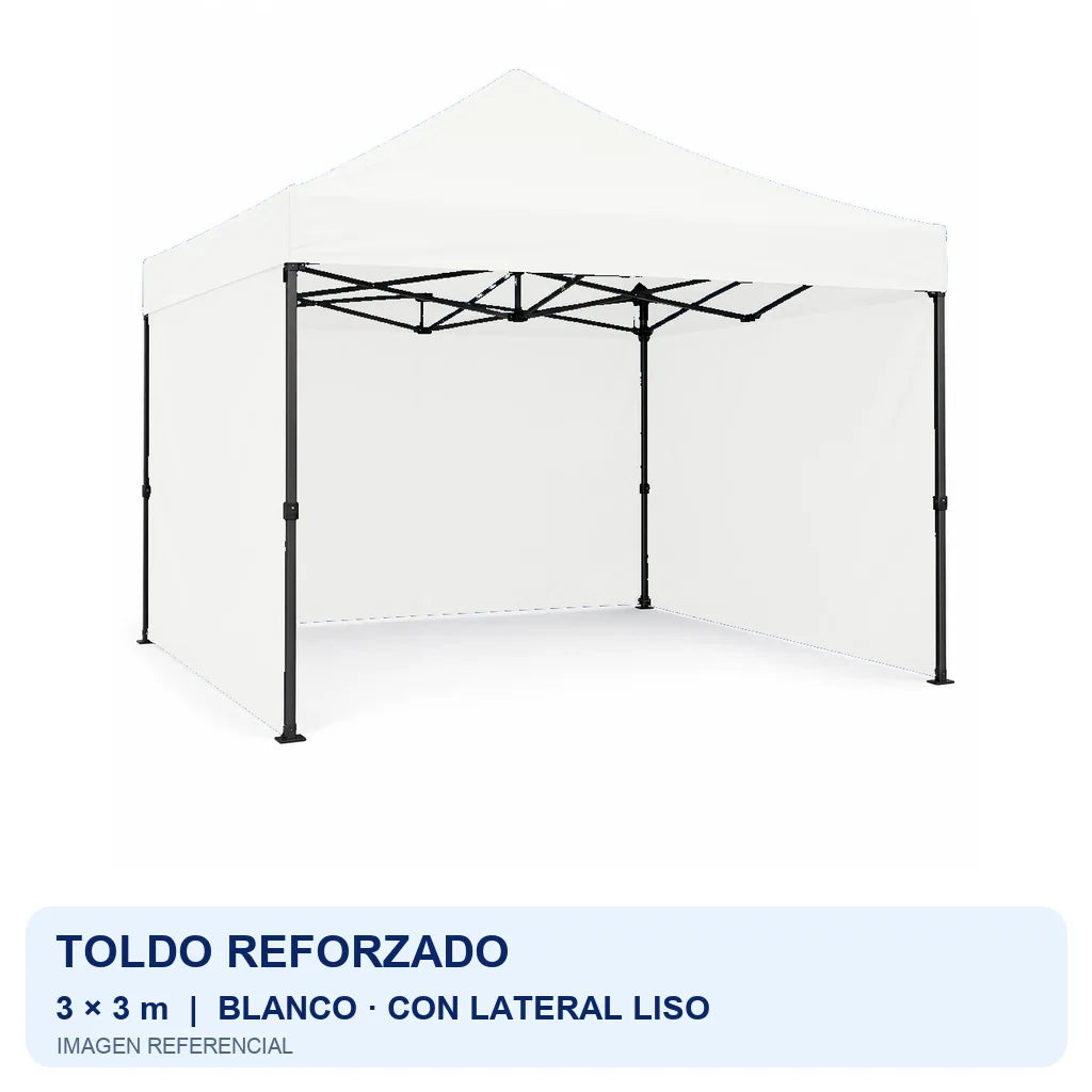 blanco lateral liso, fondo blanco