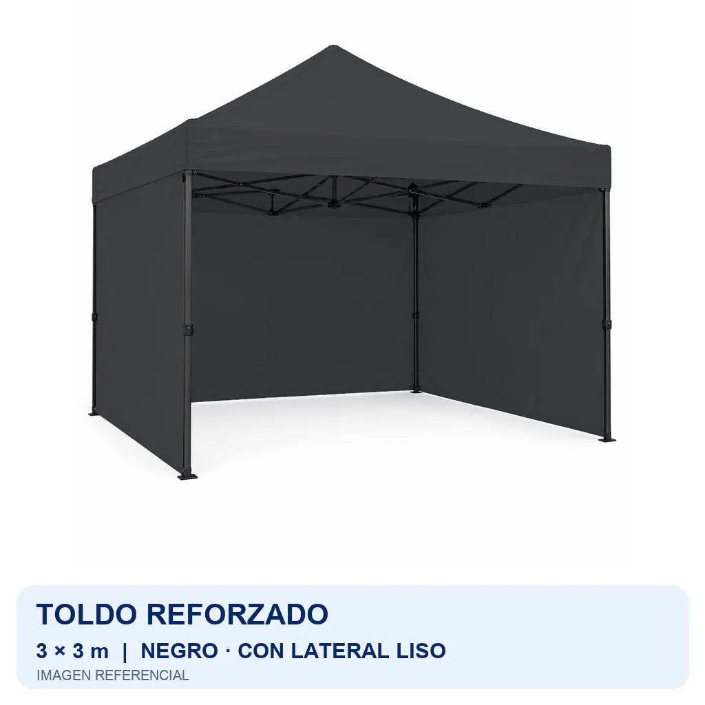 negro lateral liso, fondo blanco