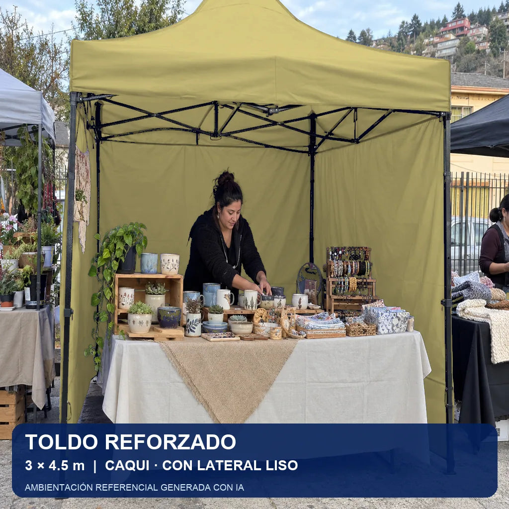 caqui lateral liso, uso en evento