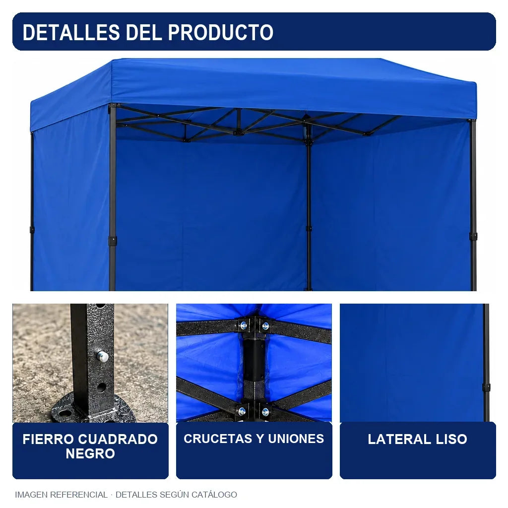 azul lateral liso, detalles