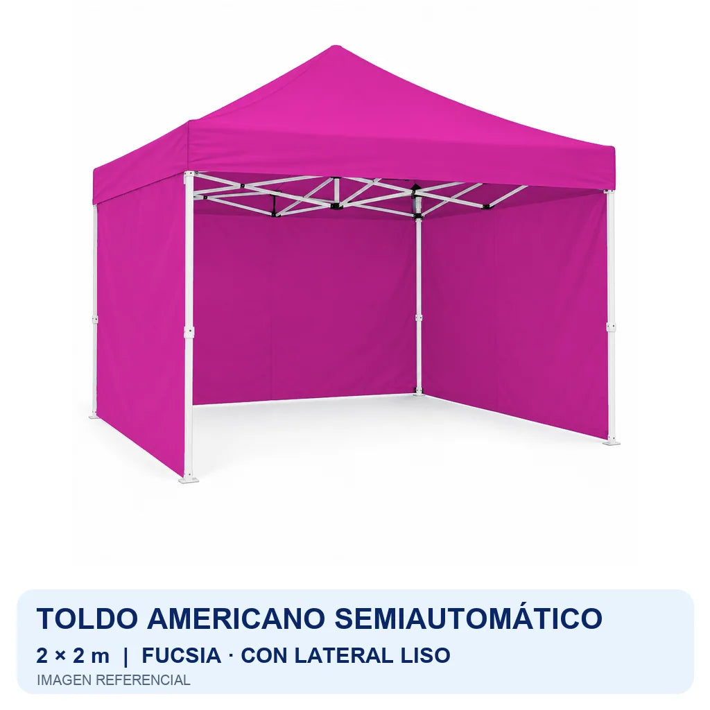 fucsia lateral liso, fondo blanco