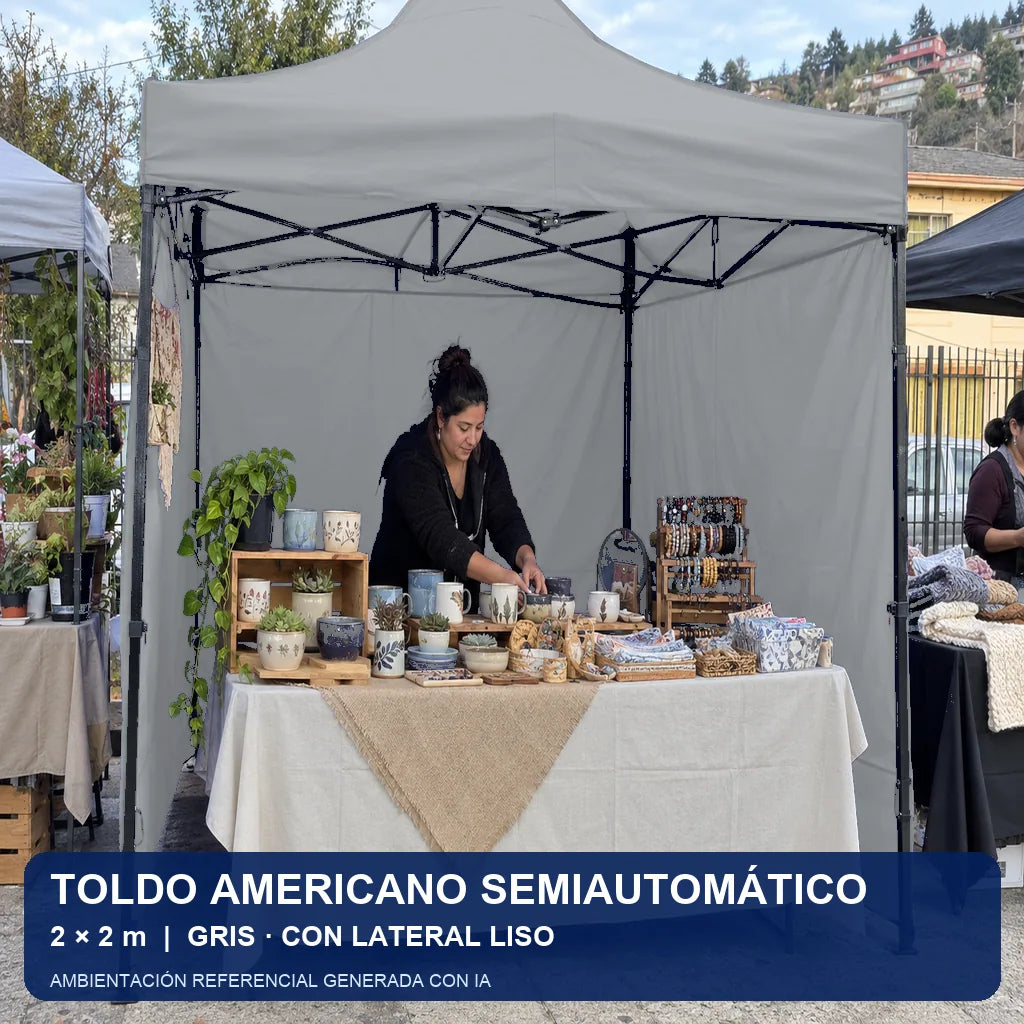 gris lateral liso, uso en evento
