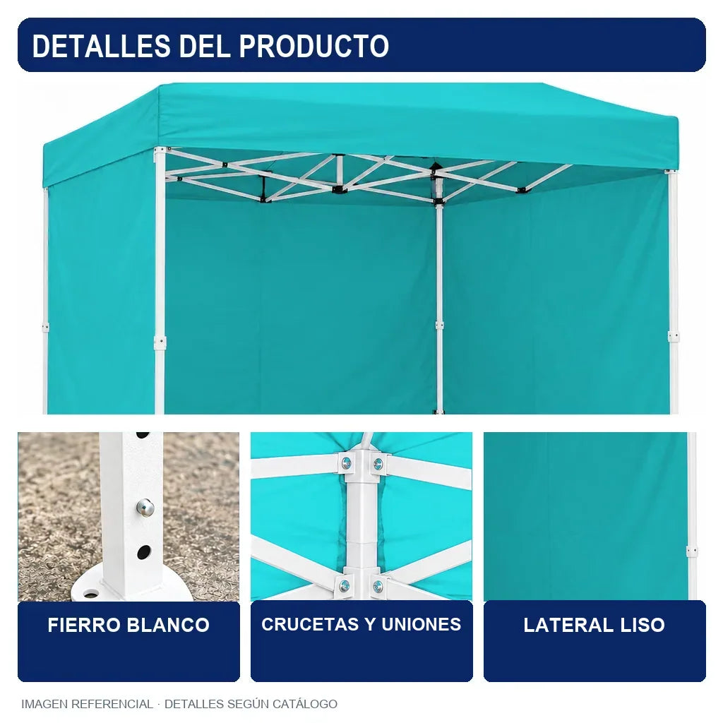 turquesa lateral liso, detalles