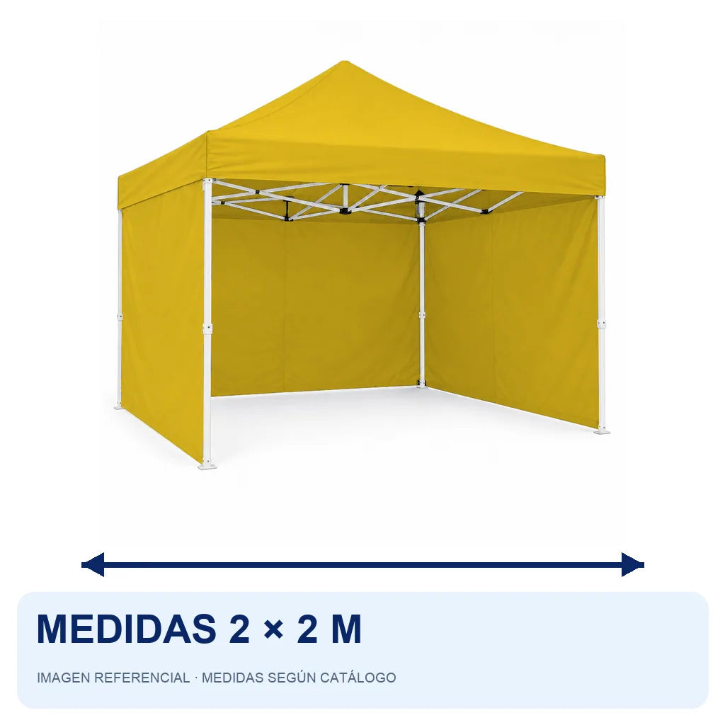 amarillo lateral liso, medidas