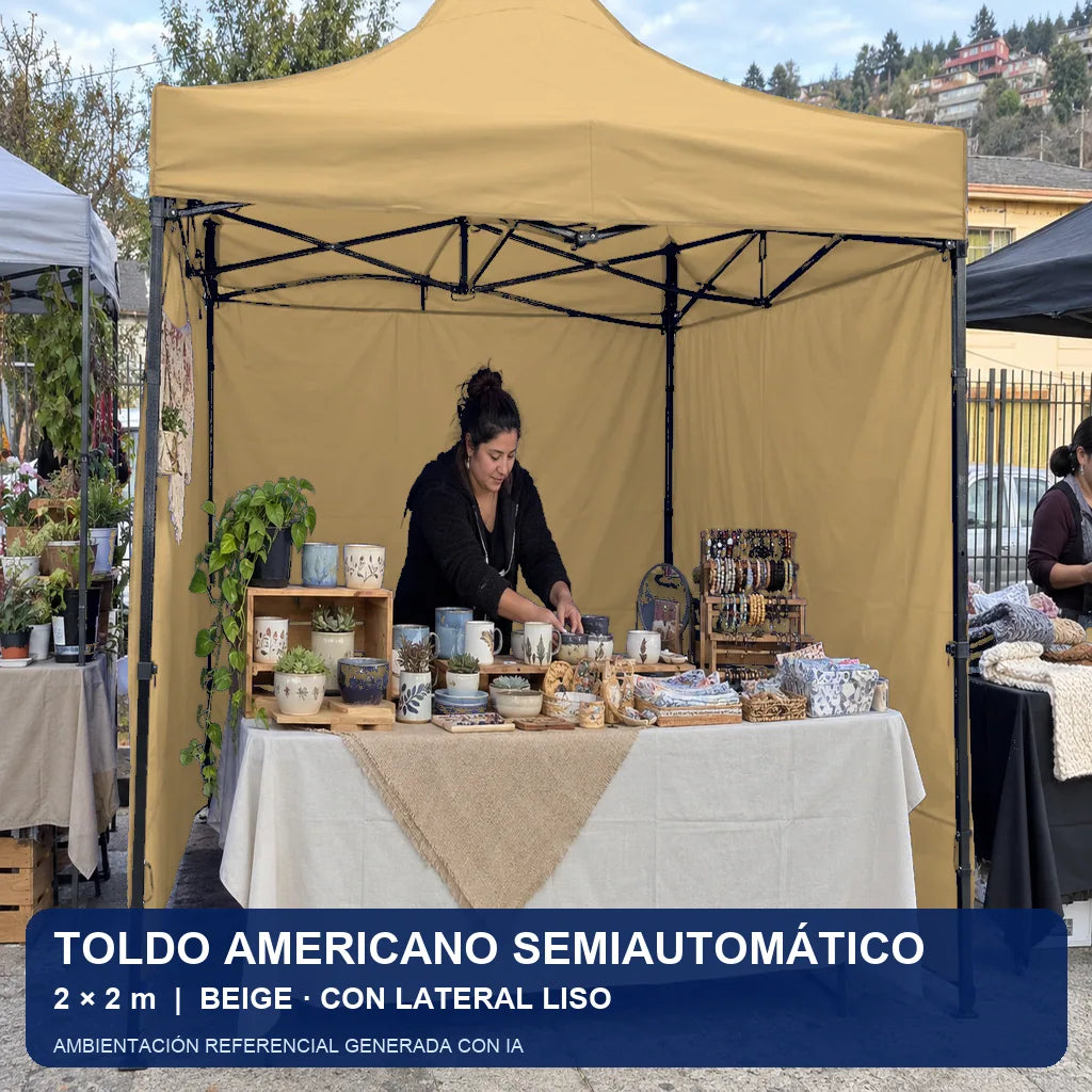 beige lateral liso, uso en evento
