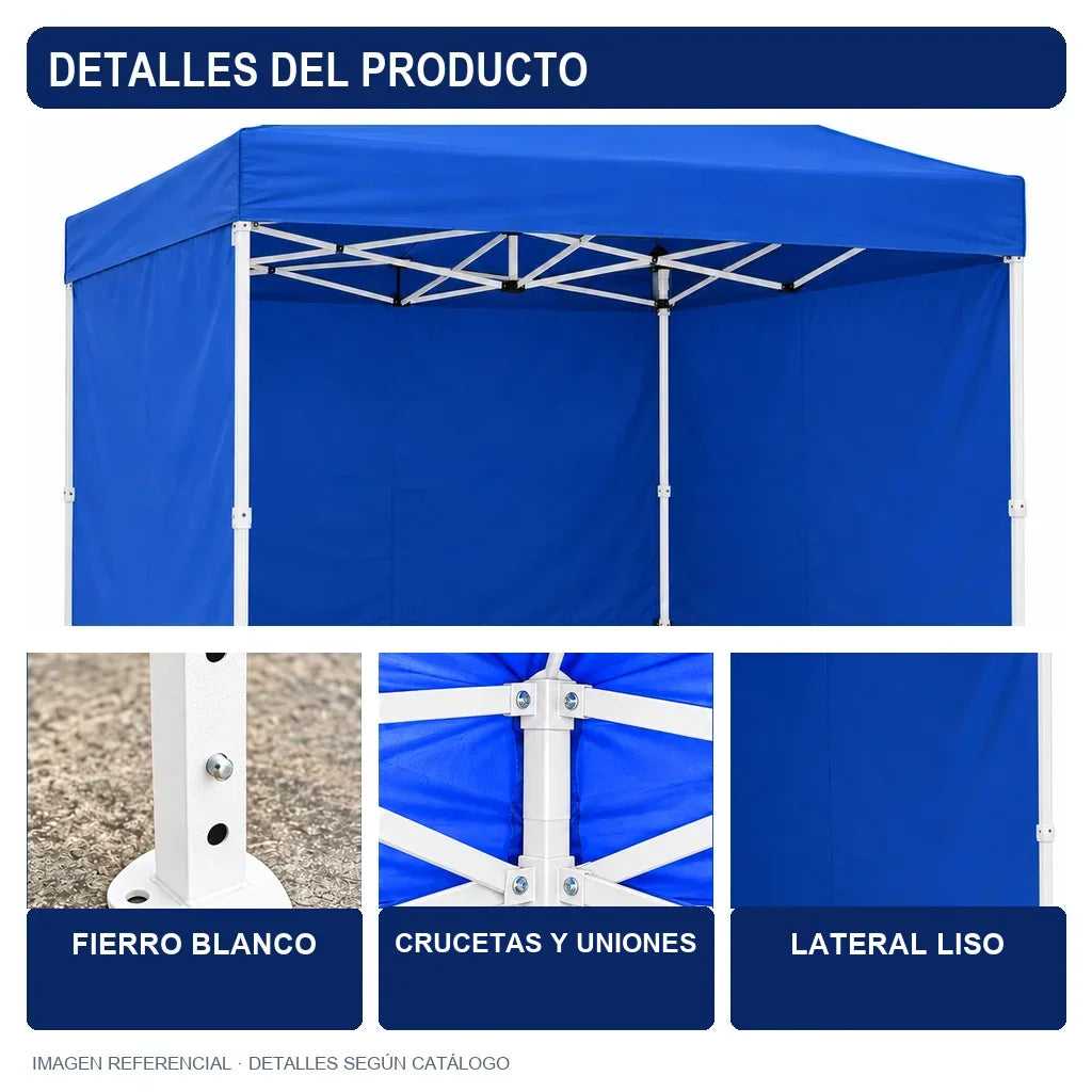 azul lateral liso, detalles