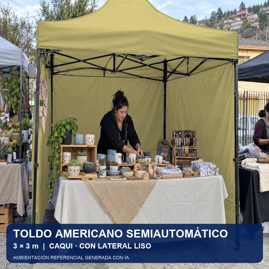 caqui lateral liso, uso en evento