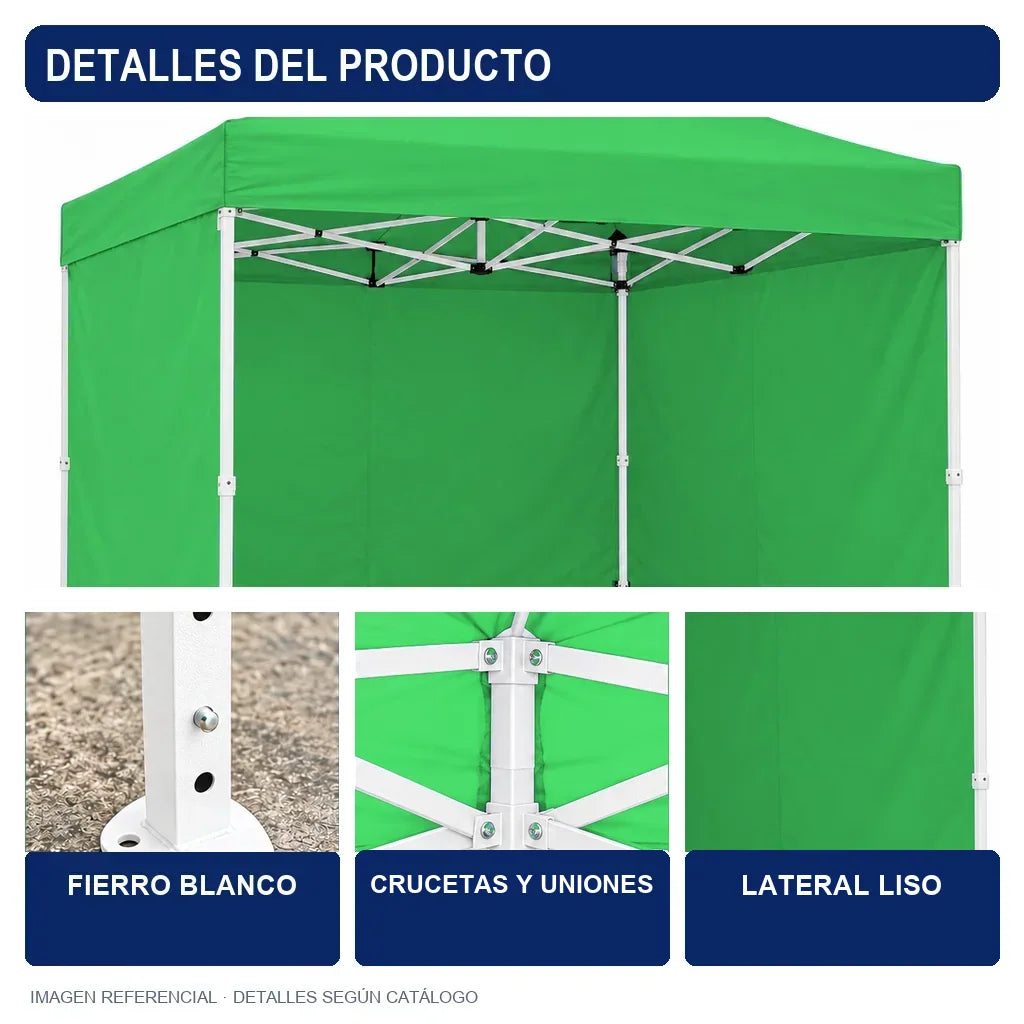 verde lateral liso, detalles