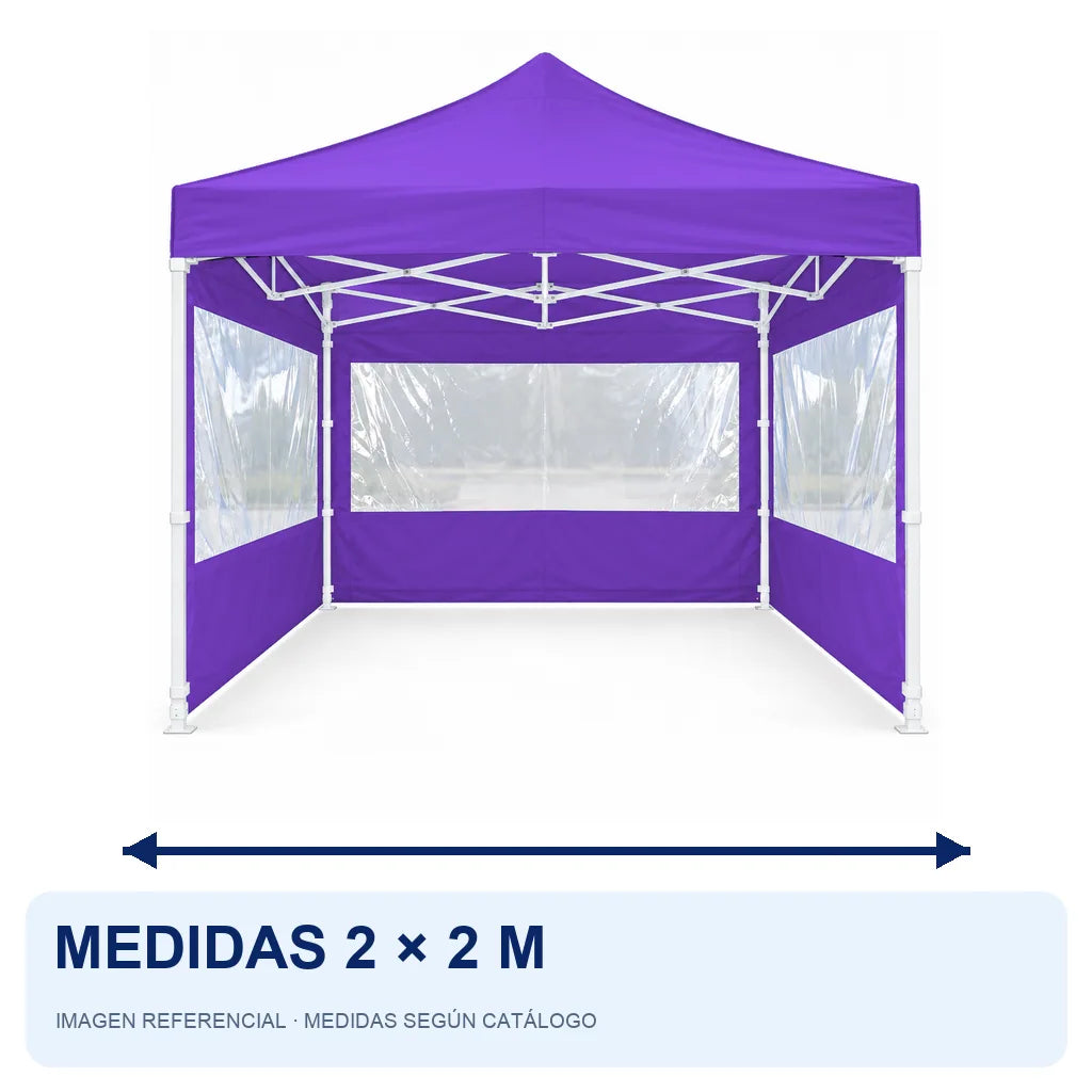 morado lateral transparente, medidas