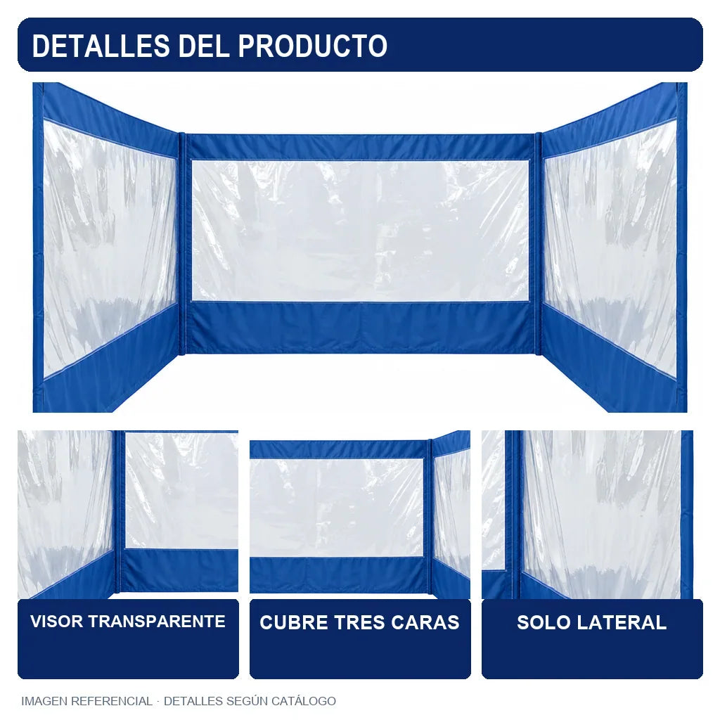azul, detalles