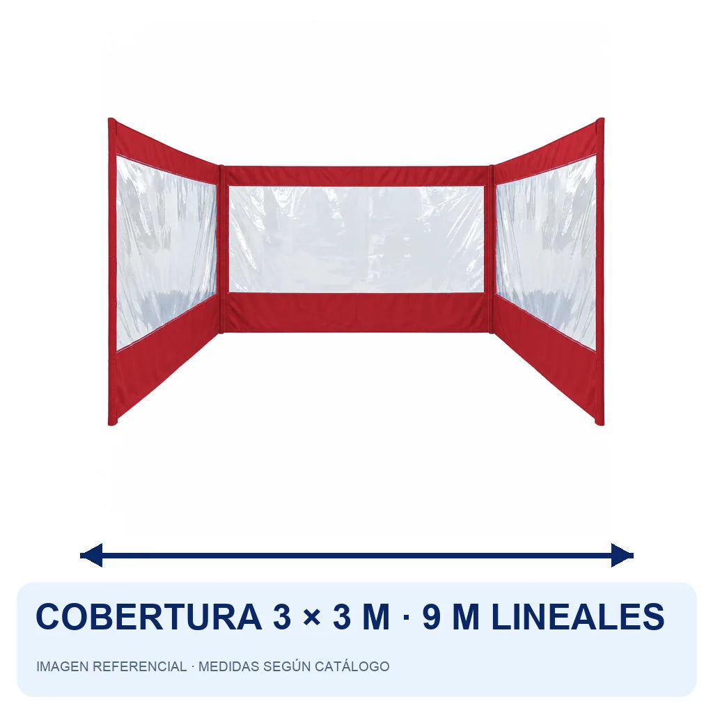 rojo, medidas